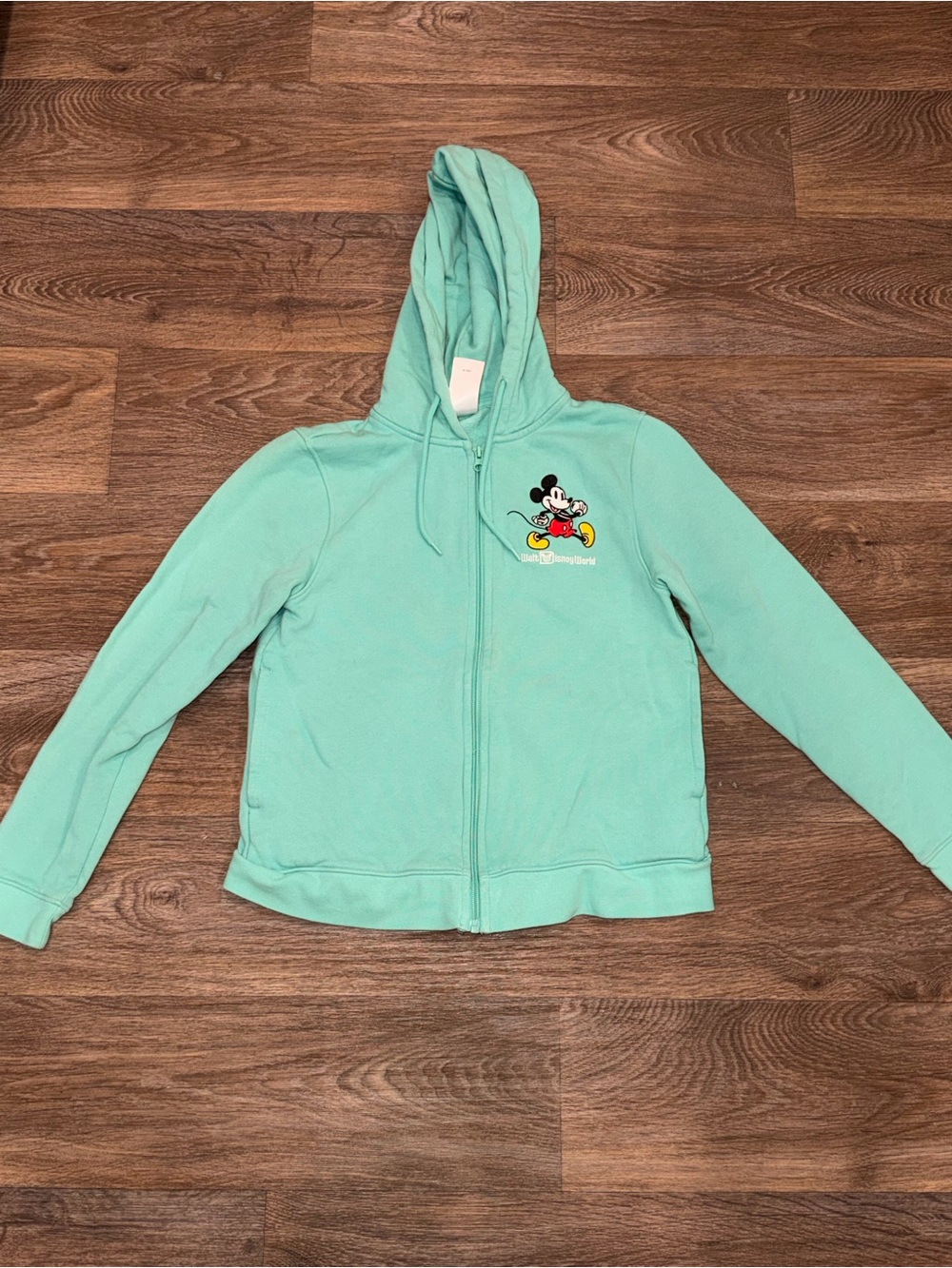 Disney Mint Green Mickey Mouse Zip-Up Hoodie